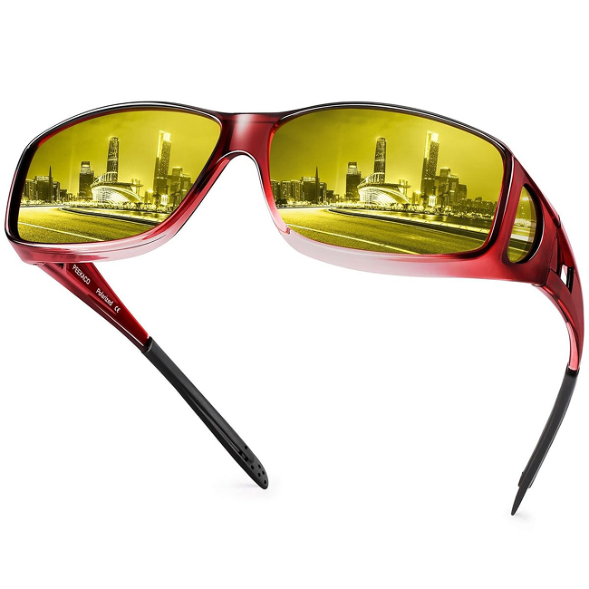 Night Driving Glasses (Yellow Tint/ Anti-Glare)