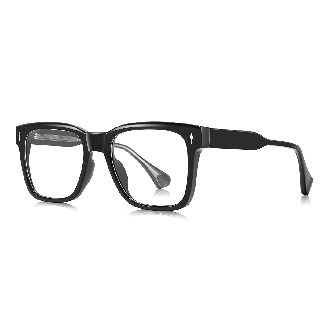 Black Square Eyeglasses