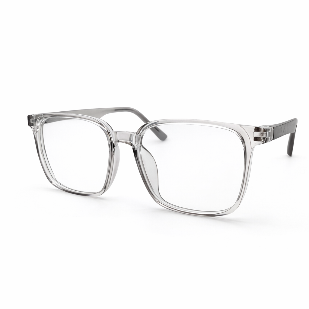 Crystal Clear Modern Eyeglasses
